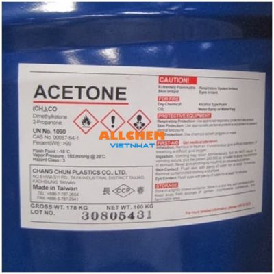 Acetone, axeton, C3H6O 99% min