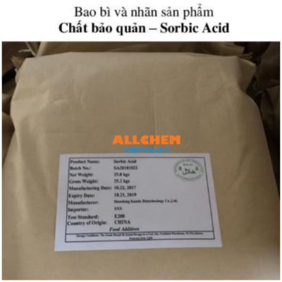Axit sorbic, C6H8O2, Sorbic acid, E200