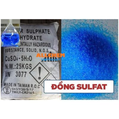 Hóa chất đồng sunfat, copper sulfate, cuso4 24.5% min