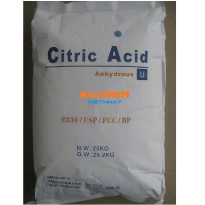 Citric Acid Anhydrous, Citric Khan, Bột Chua